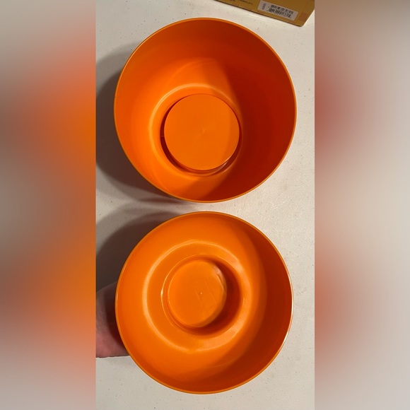 Halloween  Pumpkin Head Storage Box Container Holiday Decor Fall Orange